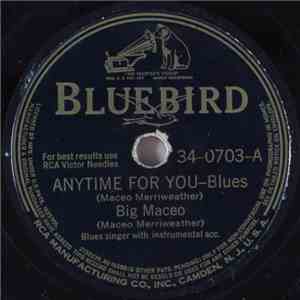 Big Maceo - Anytime For You / Since You Been Gone download free