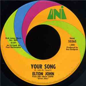 Elton John - Your Song download free
