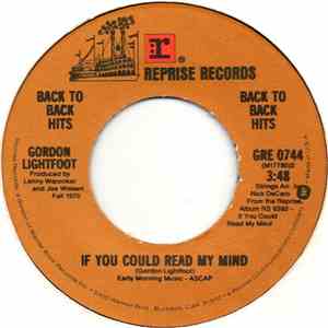 Gordon Lightfoot - If You Could Read My Mind / Me And Bobby McGee download free