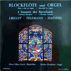 Hans Oskar Koch, Arlette Heudron - Blockflöte und Orgel 4 Sonaten der Barrockzeit download free