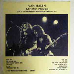 Van Halen - Atomic Punks (Live At The Pasadena Civic Auditorium December 20, 1977) download free
